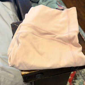 Fabletics PureLuxe Light Pink Athletic Leggings